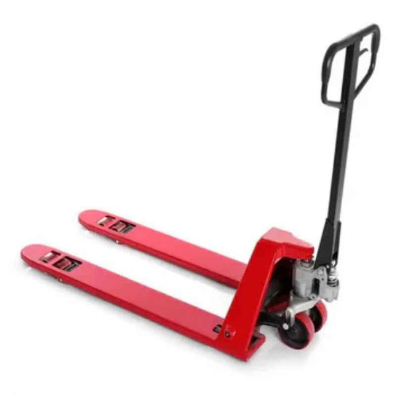 Inaithiram HPT25PU 2.5 Ton Mild Steel Red & Black Heavy Duty Hydraulic Hand Pallet Truck