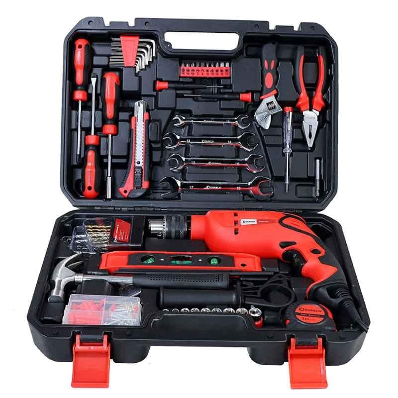 Durelo HTK-144 144 Pcs Corded Electric Drill with Tool Kit