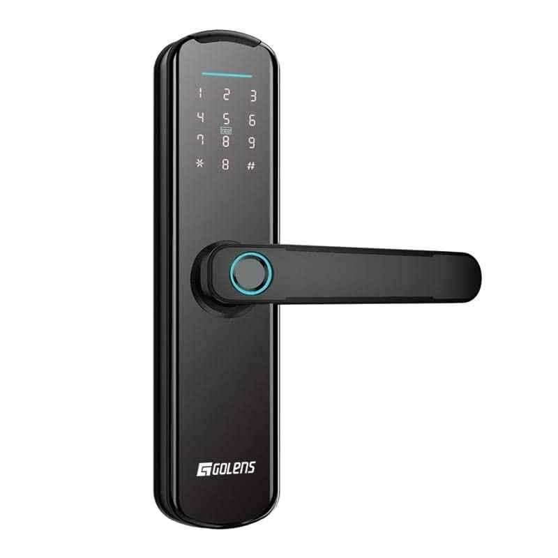 Golens X4 Alloy Steel 5 Ways Access Biometric Black Smart Digital Door Lock