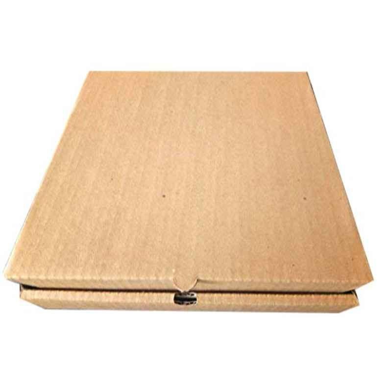 MM WILL CARE 12x12x1.5 inch Brown Pizza Box, MMWILLCARE15, (Pack of 10)