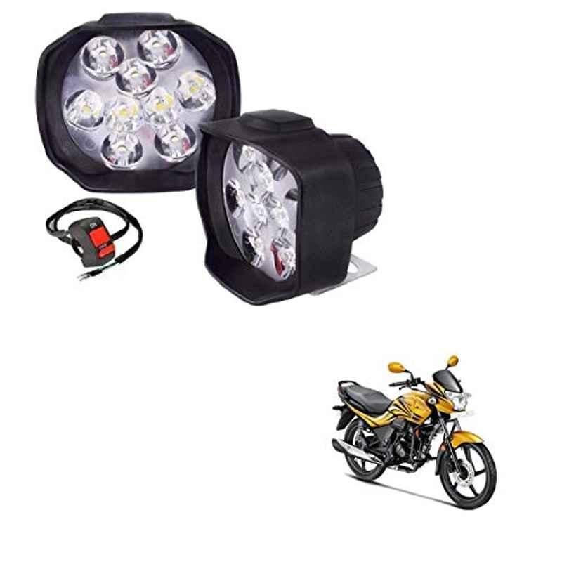 Kozdiko 2 Pcs Sheen 15W 9 LED 6000k Transformer Bumble Bee Style LED Fog Light Set for Hero Passion X Pro, koz_81272