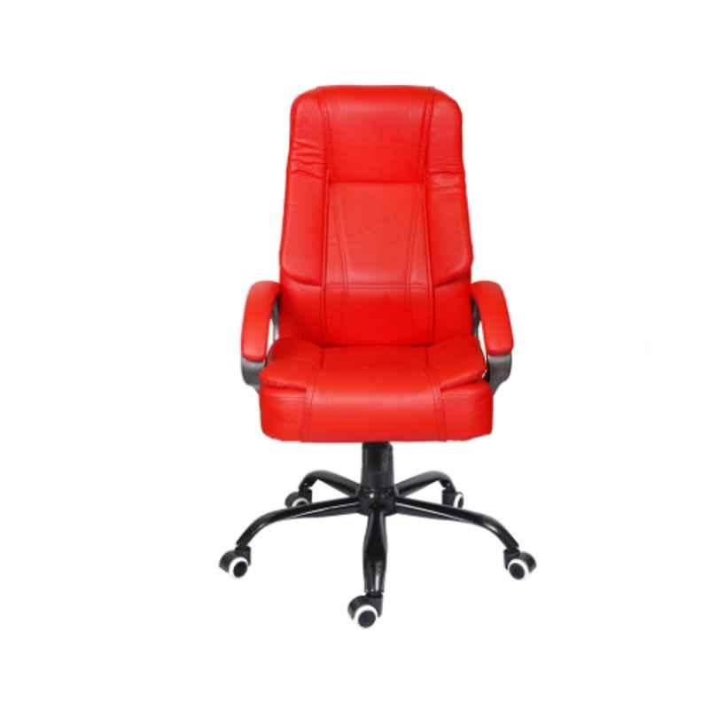 Rose Rdcspacex Leatherette High Back Premium Red Office Chair