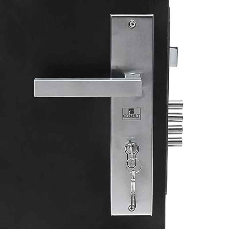 Handle Waala LB-201 10 inch 60mm Stainless Steel Antique Brass Finish One Side Key Mortise Door Lock Set