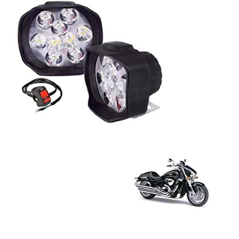 Kozdiko 2 Pcs Sheen 15W 9 LED 6000k Transformer Bumble Bee Style LED Fog Light Set for Suzuki Intrader, koz_81309