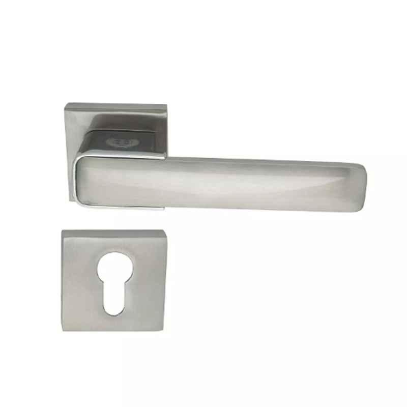 Harrison Apple 17x16x13.75mm Zinc S/C Finish Mortise Handle Set, 60612