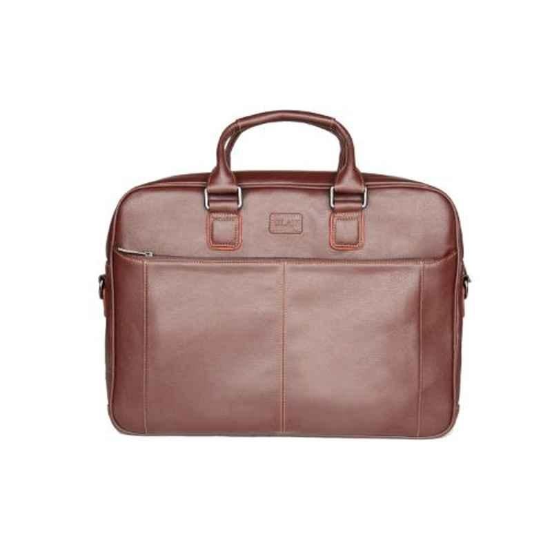 Elan 38.5x8.2x28.5cm Foam Brown Executive Bag, EFEB-4092-BR