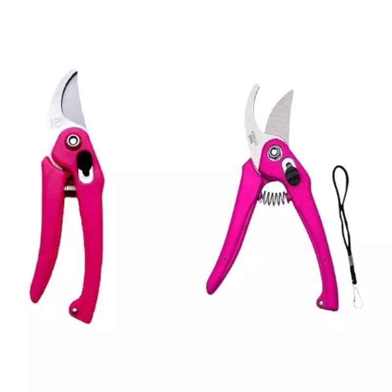 Sky Blue 0.98 inch Iron Bypass Pruner, SBPRUNERMDX0213 (Pack of 2)