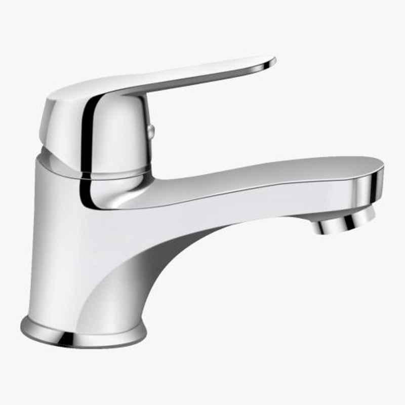 Kerovit Joy Silver Chrome Finish Single Lever Basin Mixer without Pop-Up, KB1511010