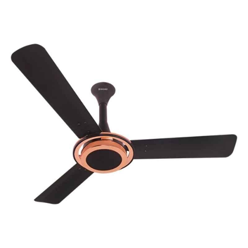 Breezalit Tornado 55W Black Designer Ceiling Fan, BZ038, Sweep: 1200 mm