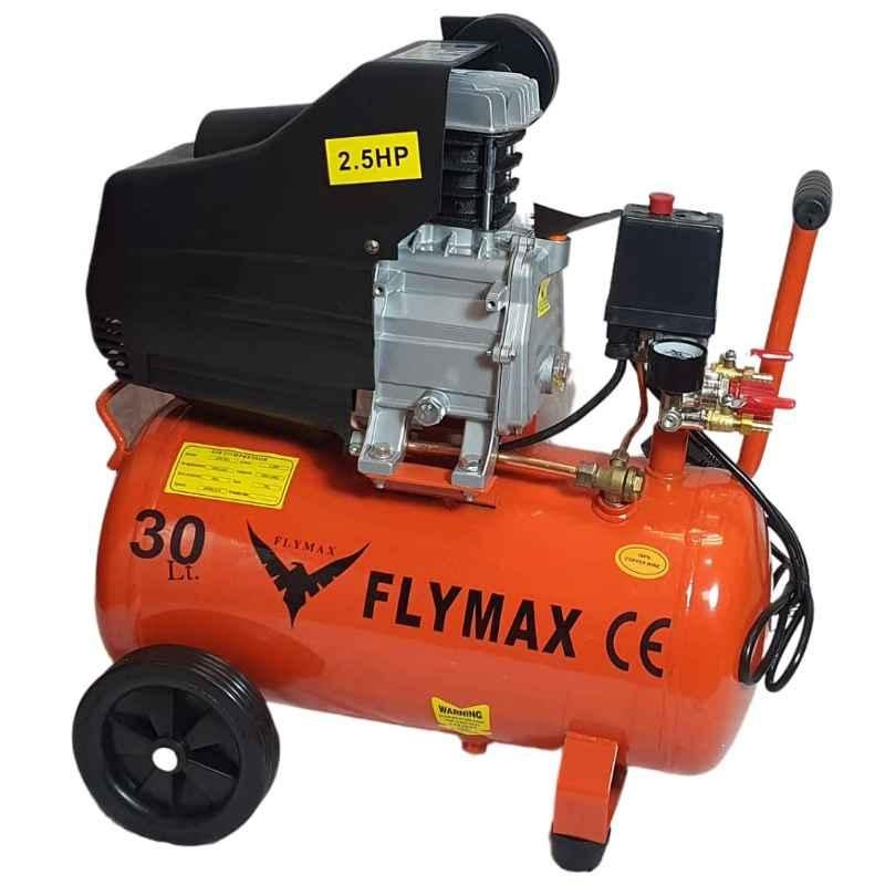 Hyco Flymax 2.5HP 30L Air Compressor with Copper Winding Lubricated, HYCOAC7