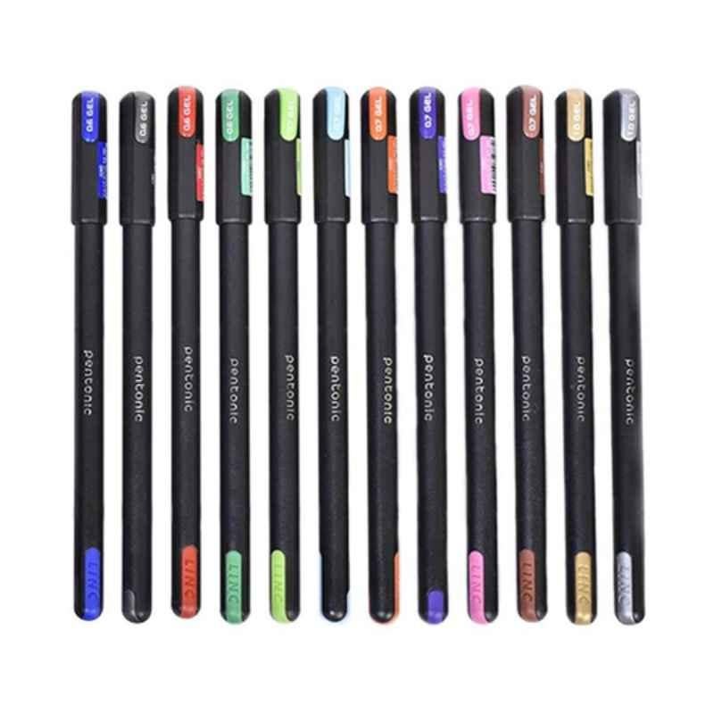 Linc Pentonic Assorted Gel Pen (Pack of 24)