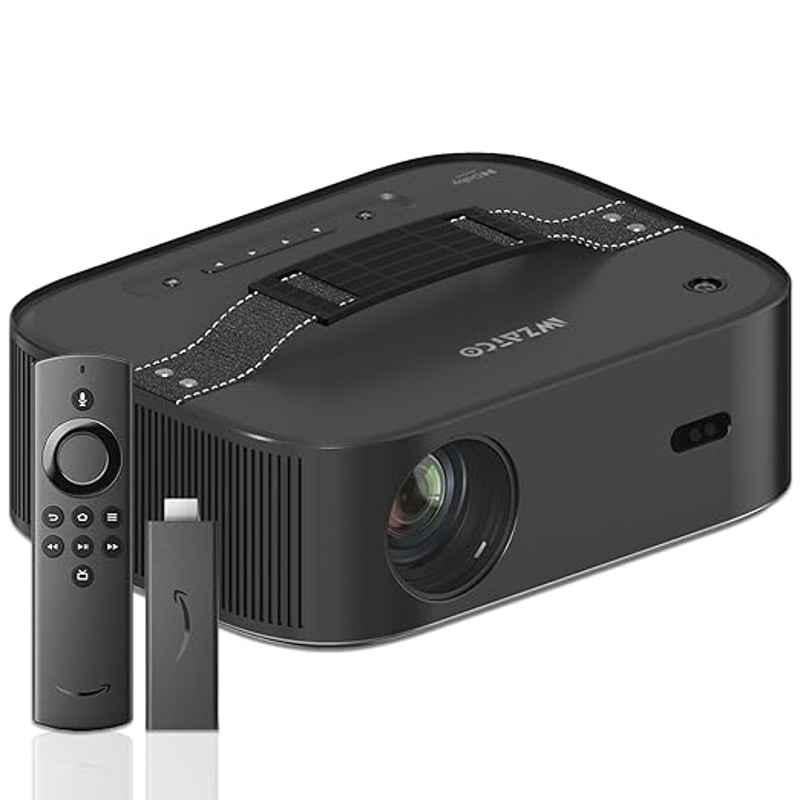 Wzatco Alpha 2 Max FTS 1000 ANSI 1080p Ultra Bright FHD Wi-Fi 6 BT HDMI ARC Projector