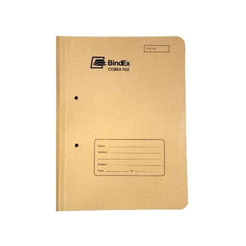 Bindex Natural Laminated Office Spring File, BNX50A1-Natural-L (Pack of 10)