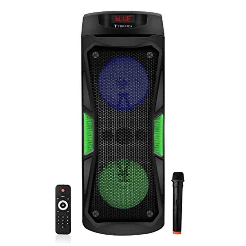 Tronica Premium Zebra 60W Black Wireless Party Speaker