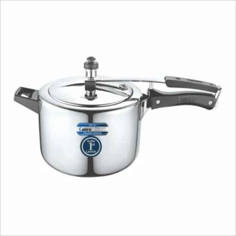 Camro Steller 3L Stainless Steel Triply Inner Lid Induction Bottom Pressure Cooker, TILSSC-04
