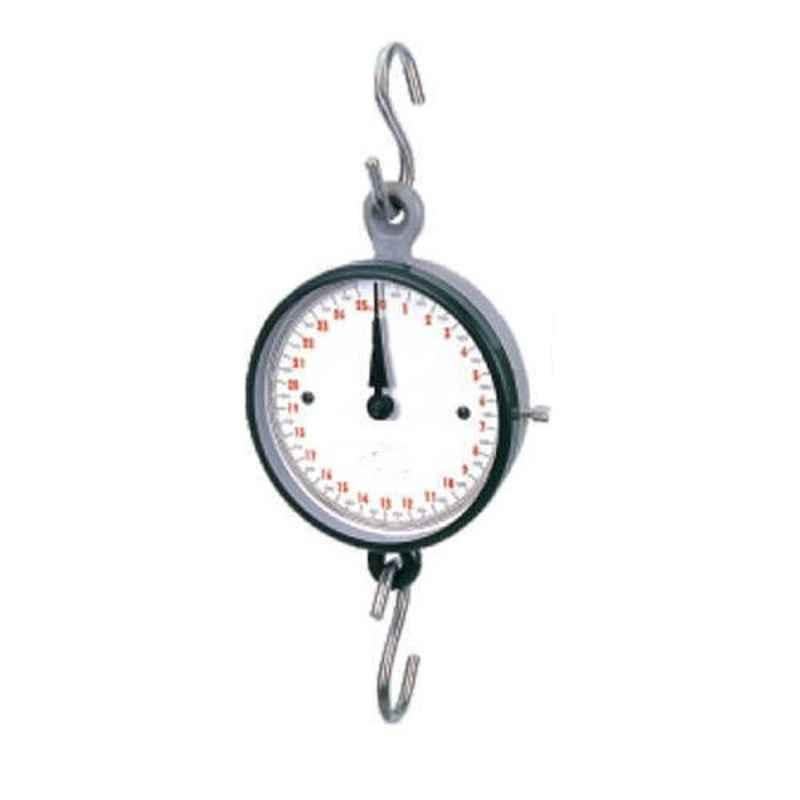 ELECOPTO 100kg Plastic Round Analog Spring Balance