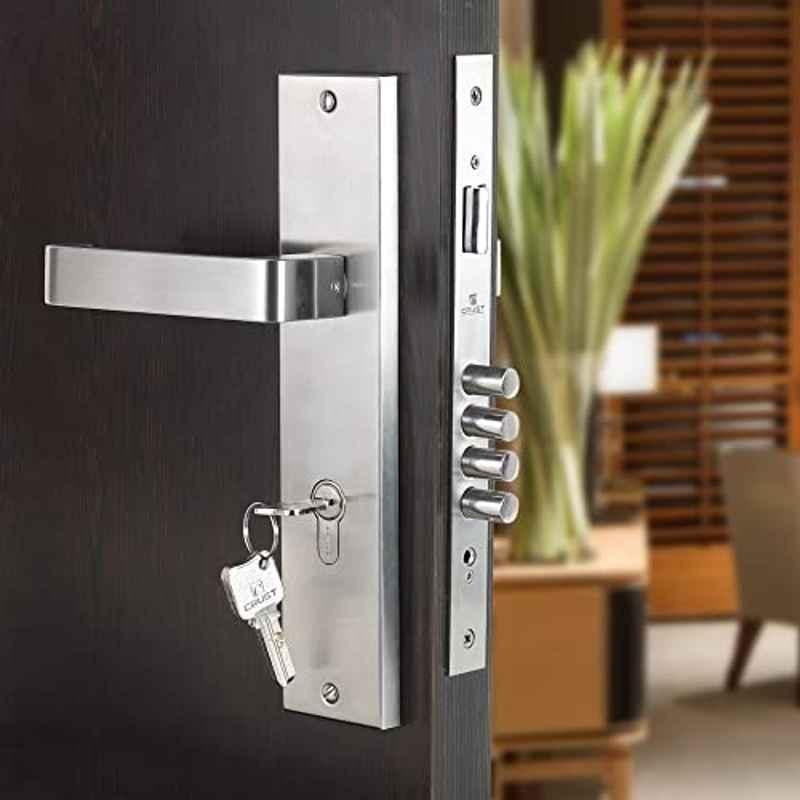 Voltizi Lumbretta 10 inch Stainless Steel 304 Matt Finish CY Plate Mortise Door Lock Handle Set