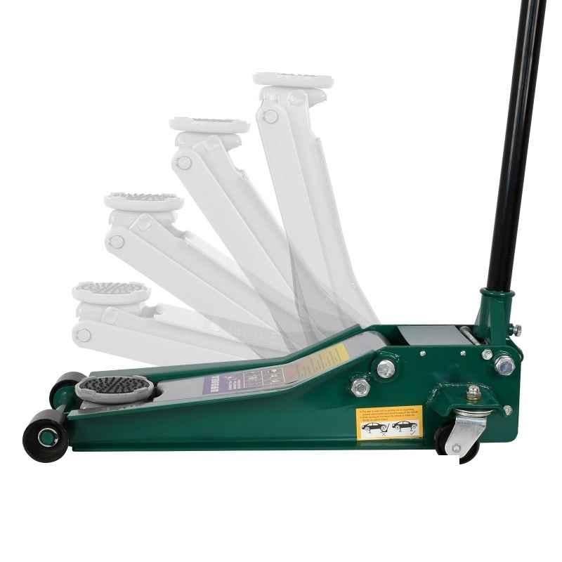 Hukums 4 Ton Double Piston Hydraulic Trolley Jack for Low Floor Cars & Commercial Use, HDP4