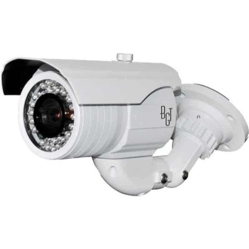 BGT 2.8-12mm White Varifocal Long Distance Analog Bullet Camera, 4041C-TS