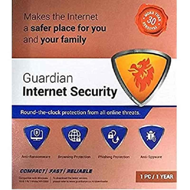 Guardian Internet Security Antivirus 1 User for 1 Year