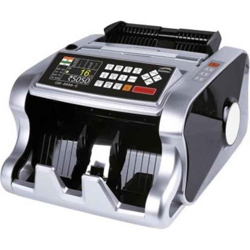 Gobbler GB-8888-E Note Counting Machine, 200 pcs|LCD, 80W | UV, MG, IR, MT | Mix Value Counting, 1000 Notes/Min|Fake Note Detection, Silver