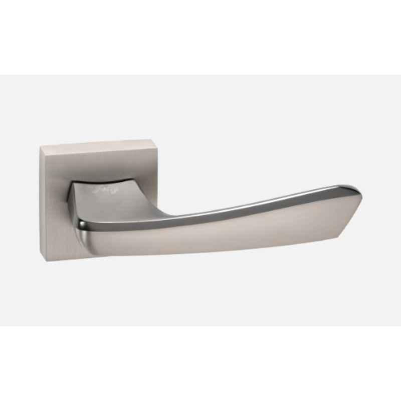 Jolly Modena Stainless Steel MAB Finish Mortise Door Handle Set with Lock Body, MBSN-CP