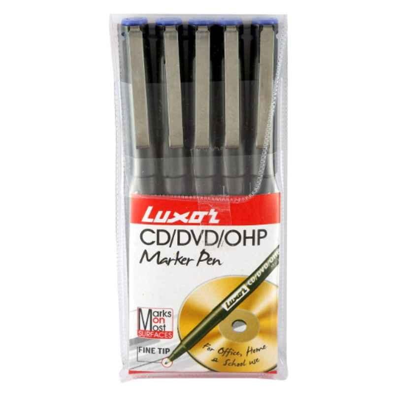 Luxor Sng Fine Blue Permanent Marker Pen, 969 (Pack of 500)