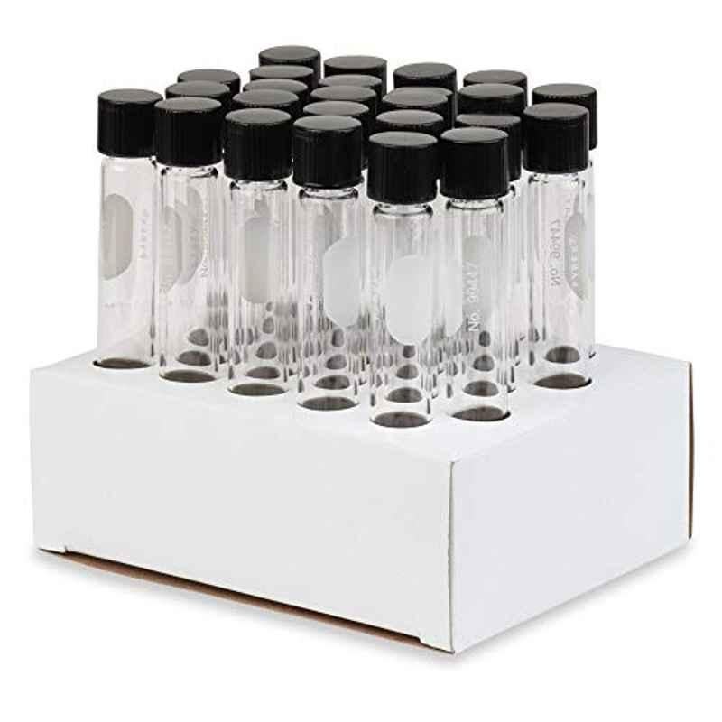 WKM 15ml Borosilicate Test Tube with Screw Cap, BSP238 (Pack of 50)