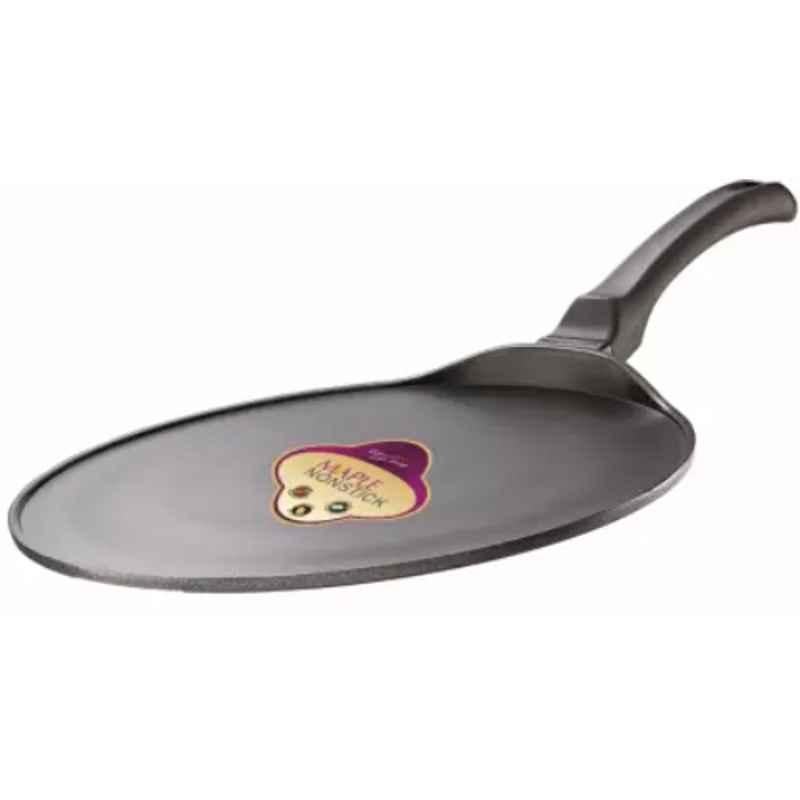 Maple 31cm Aluminium Hammertone Finish Grey Non Stick Diecast Royal Tawa, 72NS044