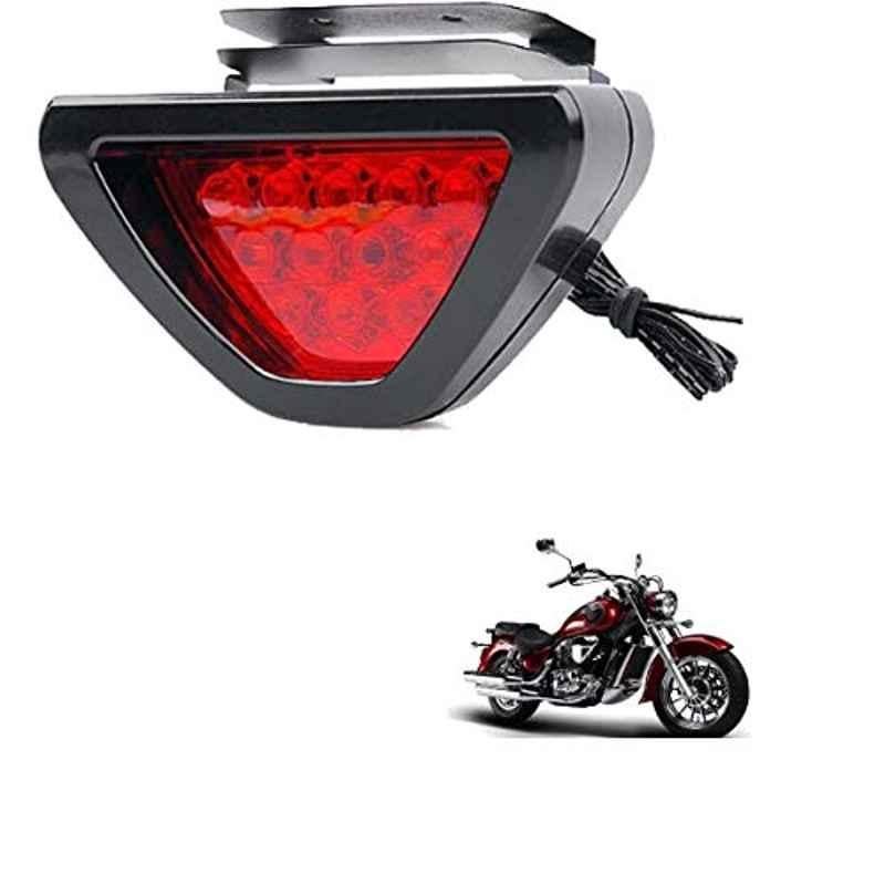 Kozdiko 12 LED Triangle Shape Bike Brake Light with Flash Mode for Hyosung ST7, koz_94858