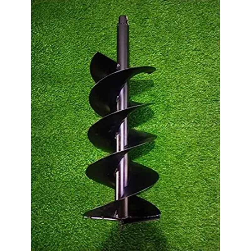 Mecstroke 10 inch Heavy Duty Double Spiral Earth Auger Bit, SM375NR