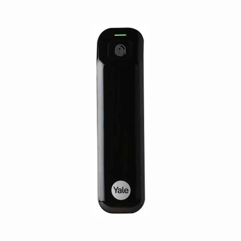 Yale FP-OP-H-B-01 Black Fingerprint Wardrobe Lock with Handle for Openable Door