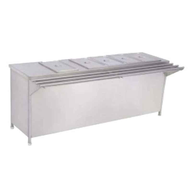 Star Fabricator 1800x650x850+300cm Three Sides Covered Hot Bain-Marie