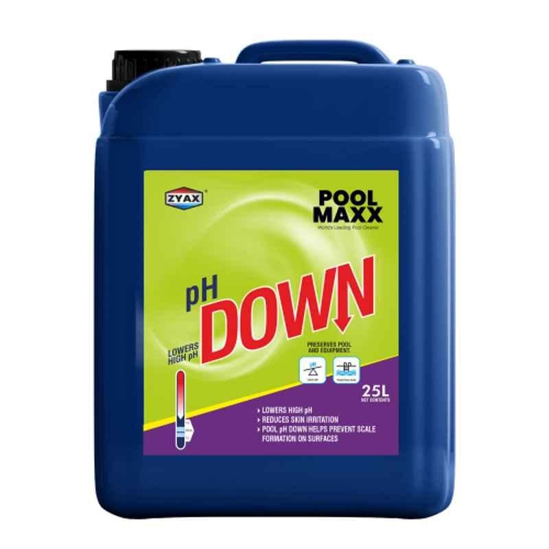 ZYAX NXP320025K Pool Maxx 25L pH Down for Swimming Pool