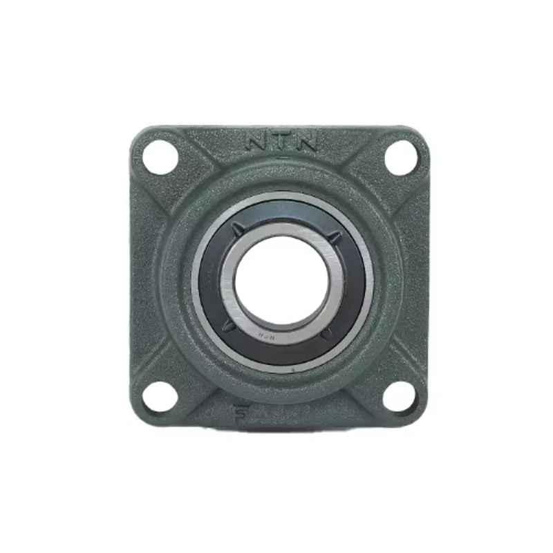 NTN 55x175x86mm Cast Iron 4-Bolt Square Flanged Unit, UKF212D1