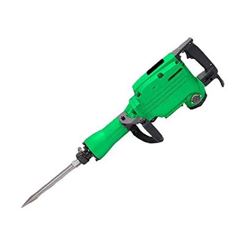 UMG 3600W 65mm 2100 BPM Electric Demolition Jack Hammer with all Accessories and Iron Suitcase