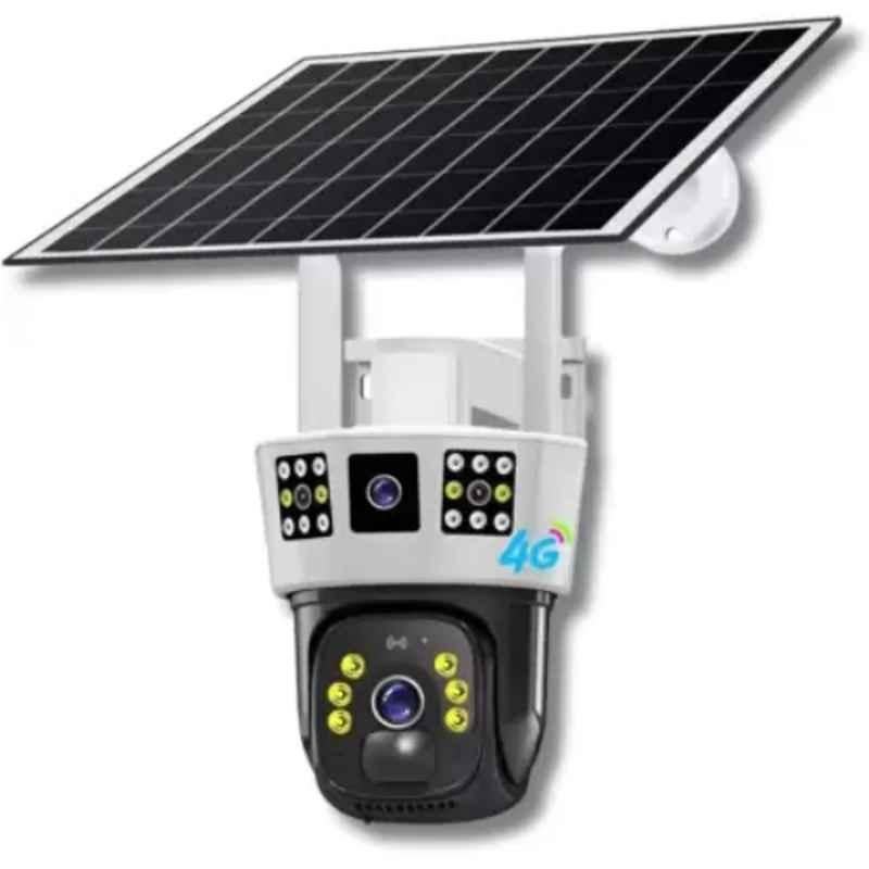 OneXsale 5MP Pan & Tilt Smart 4G Solar Sim Camera with 30m IR Range, Night Vision & IP66 Weatherproof