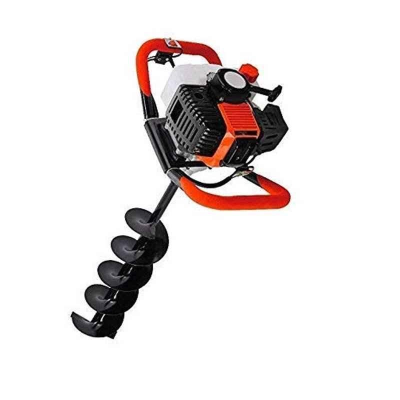 Rockstar 52CC Heavy Duty Petrol Engine Earth Auger with 12 inch Bit