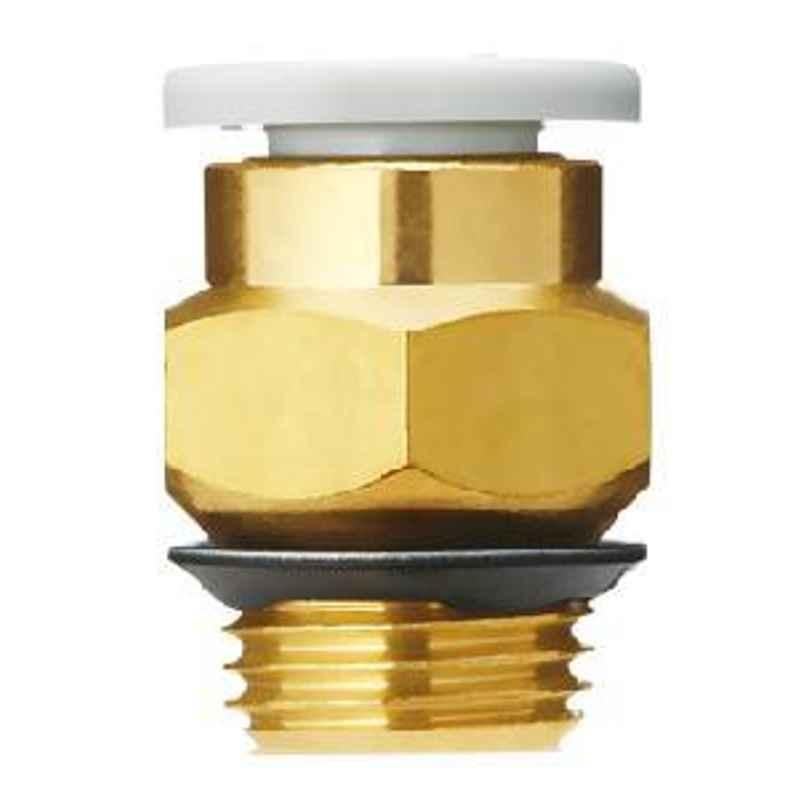 SMC 6 mm Brass Male Connector KQ2H06-U02A