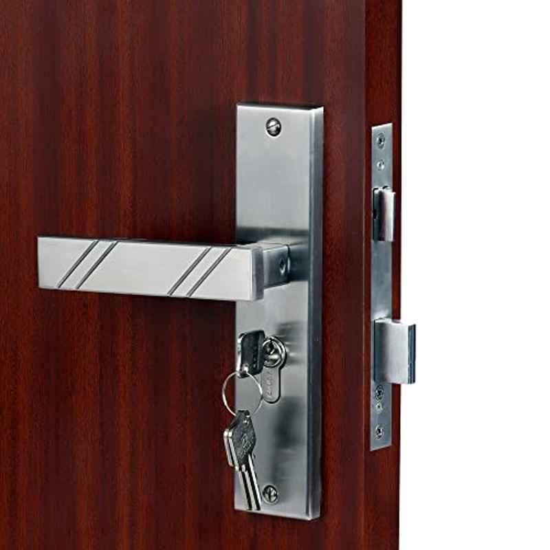 Voltizi â€ŽAltis 8 inch â€ŽStainless Steel â€ŽMatt Finish Mortise Main & Bedroom Lock Set
