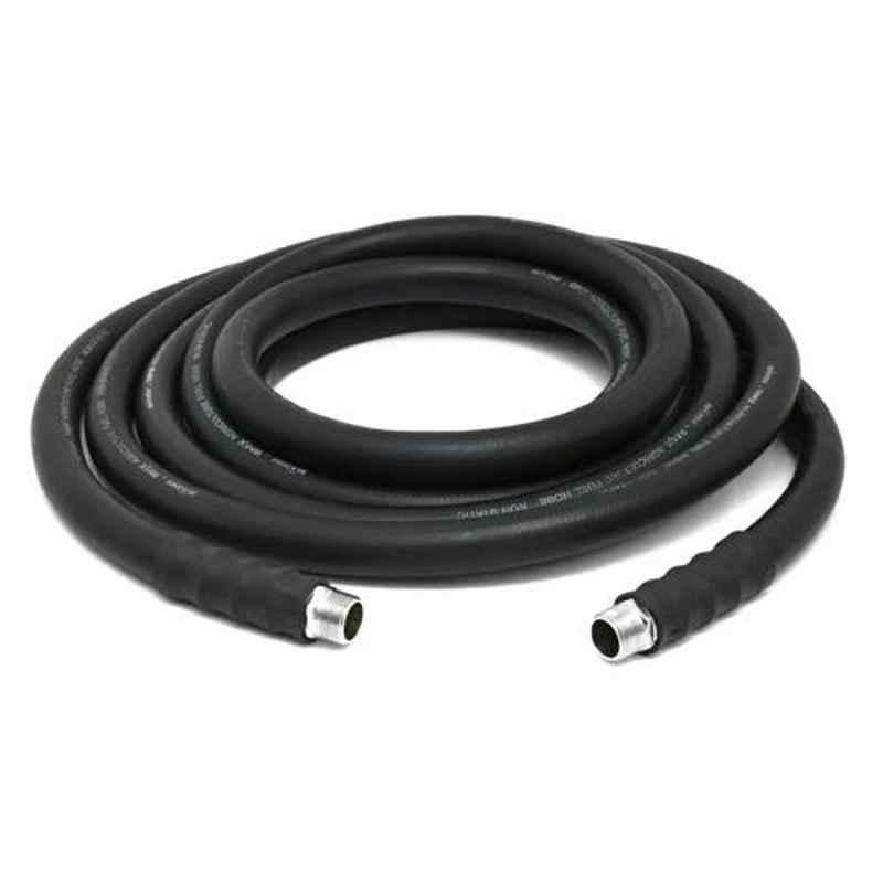 Zephyr 19mm Rubber Black Oil Dispensing Hydraulic Hose Pipe, OD1915, Length: 15 m