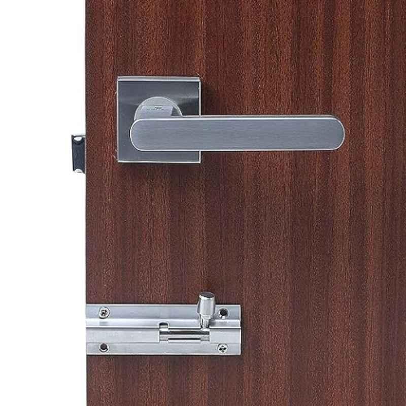 Homexpert LB-304 Stainless Steel Silver Heavy Duty Mortise Door Lock Set with Bolt Latch & Pull Handle
