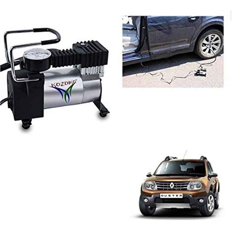 Kozdiko 12V DC Heavy Duty Metal Tyre Inflator for Renault Duster, Tyre_Inflator_D56