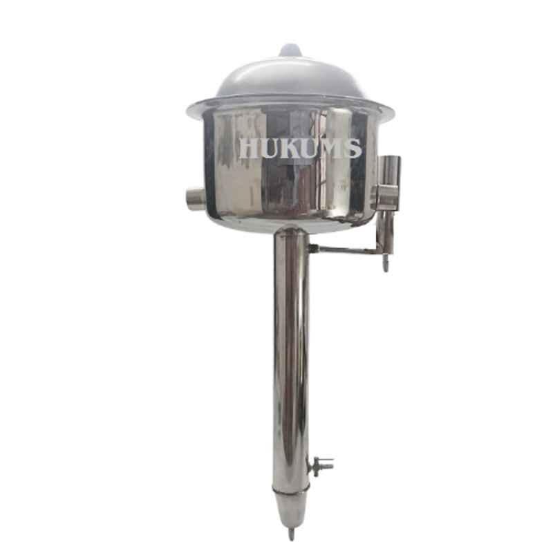 Hukums 6 Litre Stainless Steel 304 Wall Mounted Water Distillation Apparatus, HWD6