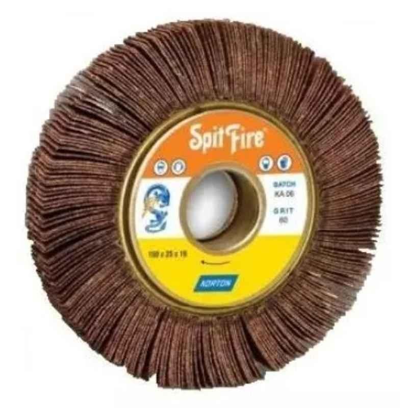 Norton 150x25x16mm 60 Grit SpitFire Mop Wheel, R265