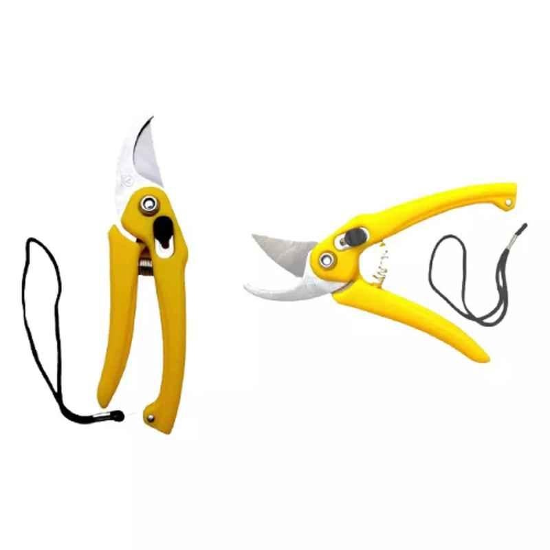 Sky Blue 0.98 inch Iron Bypass Pruner, SBPRUNERMDX0190 (Pack of 2)