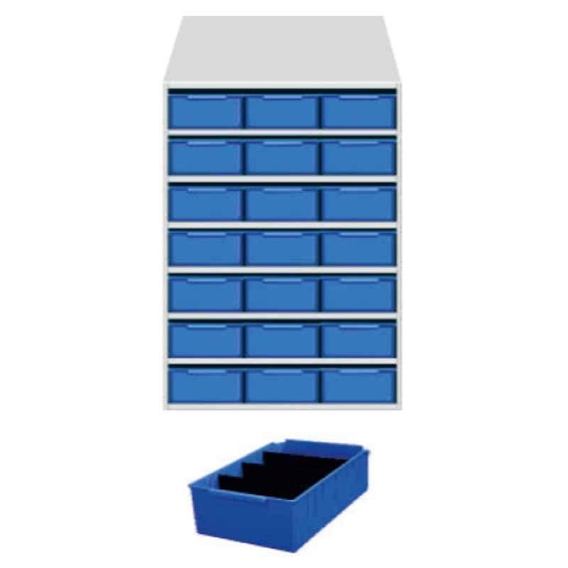 Universal 560kg 8 Shelves Steel & Plastic Light Grey Storage Rack, UMASU15