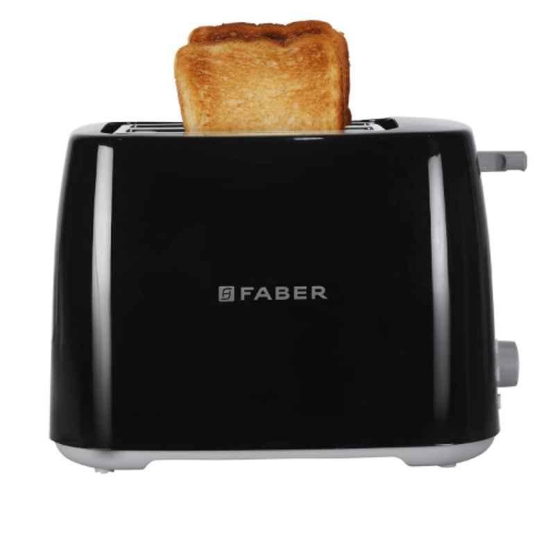 Faber 900W Black 2 Slice Pop-up Toaster, FT 900W BK