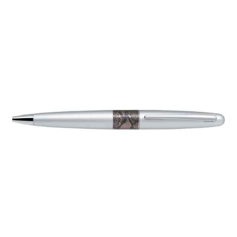 Pilot M BL MR2 Stainless Steel & Brass Blue xxlarge Python Ball Pen, 119 P (Pack of 10)