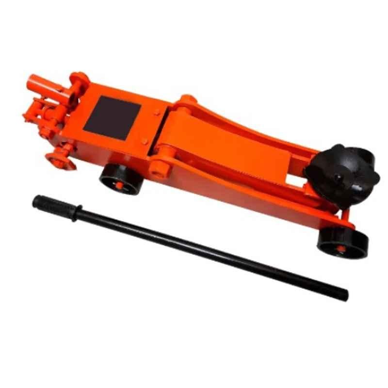 Premium 2.5 Ton Mild Steel Hydraulic Trolley Jack for Hatchback Cars, AG-MKI-20233046